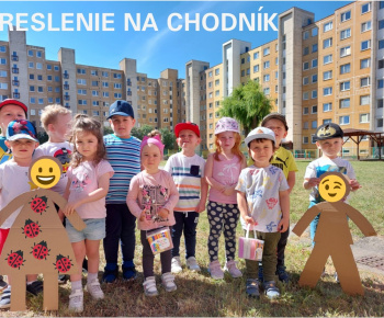 Kreslenie na chodník