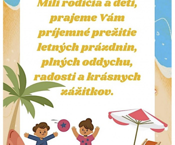 Aktuality / Hurá na prázdniny - foto