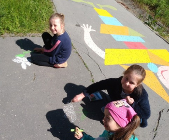 kreslenie na chodník 2021
